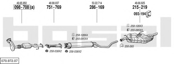 BOSAL 070.972.07 Exhaust System